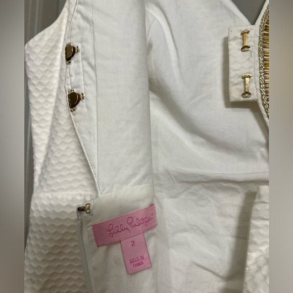 Lilly Pulitzer Eliot Shift Dress White Size 2 - Picture 8 of 12